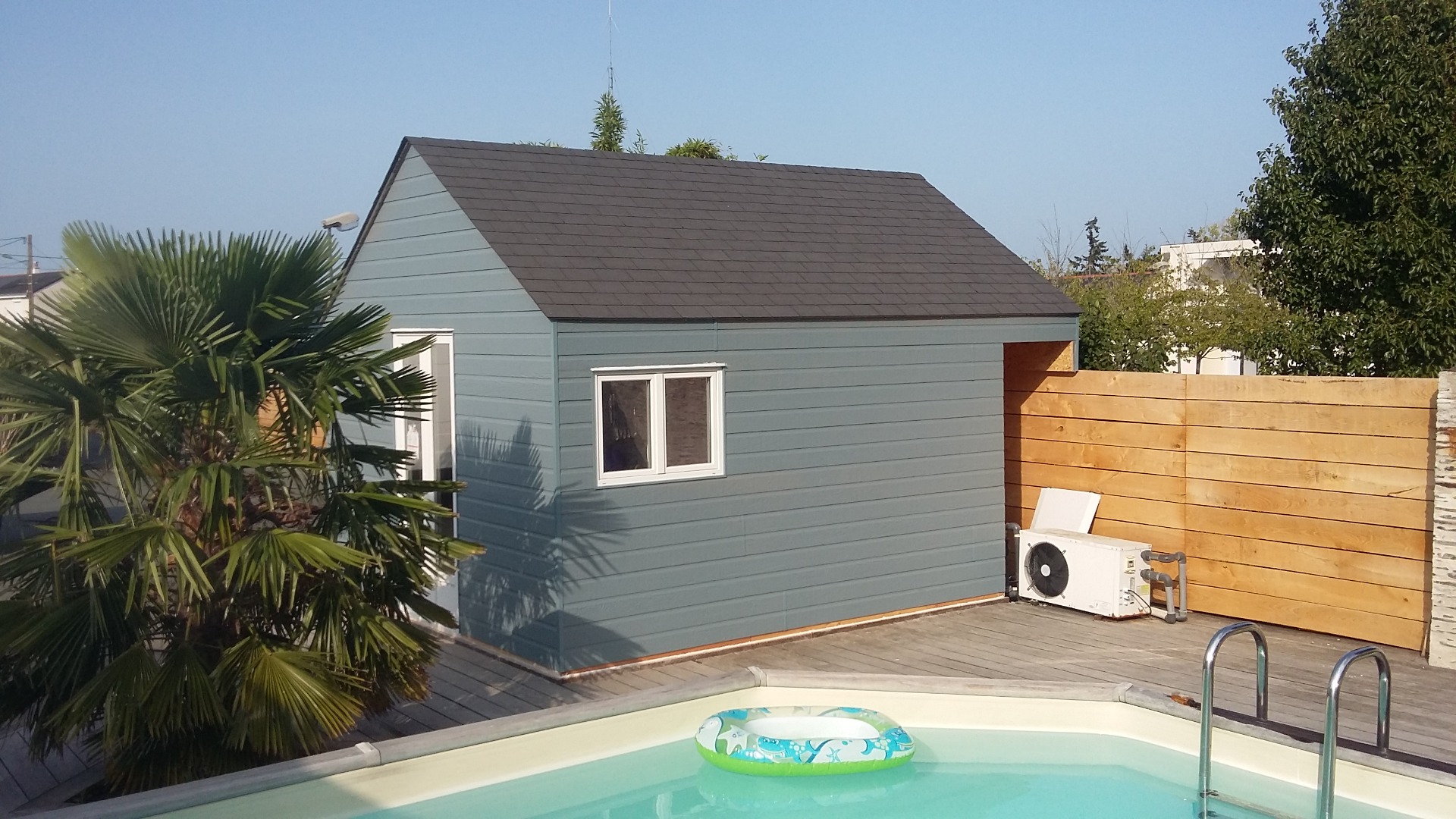 Abri de jardin et locale technique de piscine